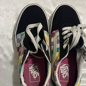 Vans Colorful Checkered Canvas Shoes